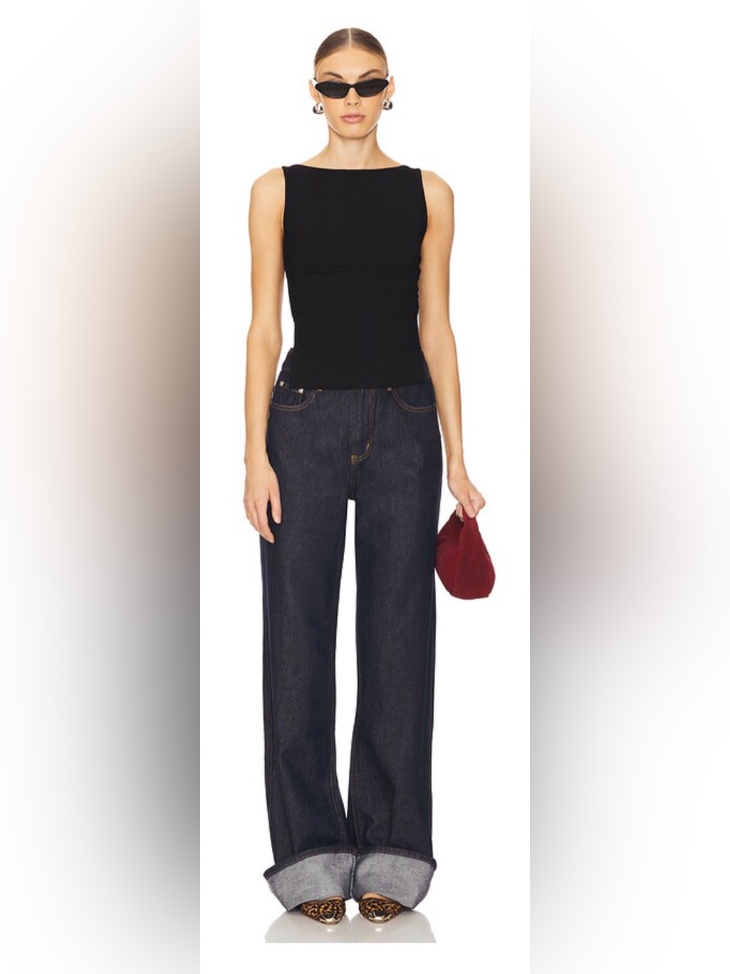 Revolve X All The Ways Lisa Jeans! Adorable Oversized Fit! Excellent Condition!